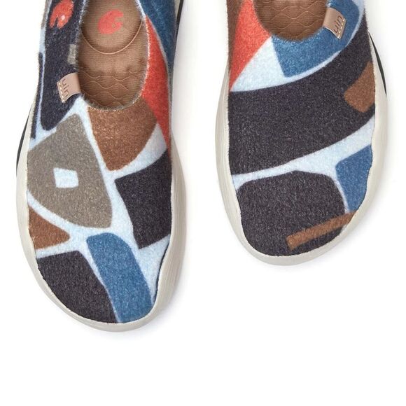 UIN Women's Walking Shoes Slip On Sneaker (COLORED STONE TRACK TOLEDO V) No Box - Picture 4 of 11